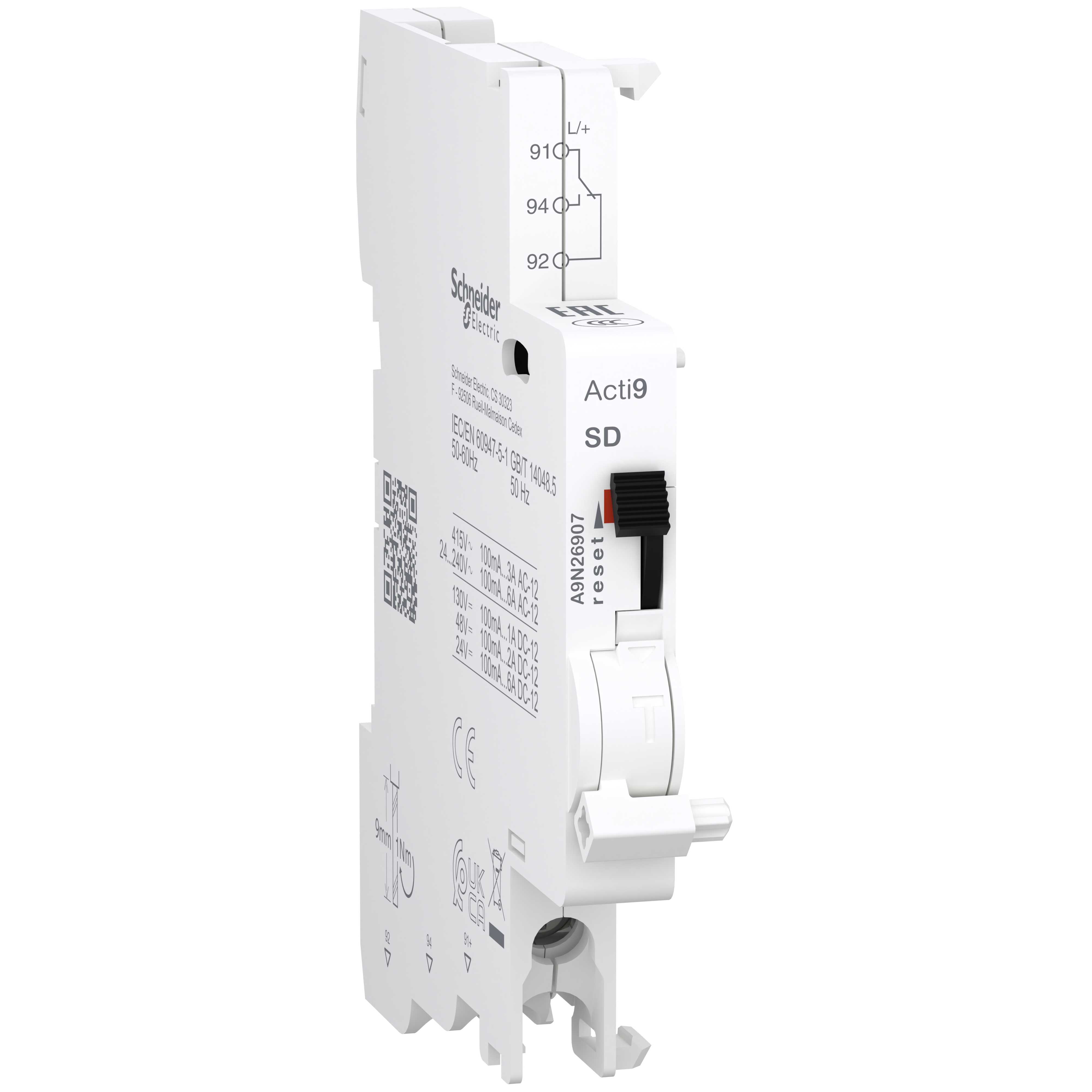 Schneider Electric - C60 C120 SD 1OC 100mA to 6A, AC-DC