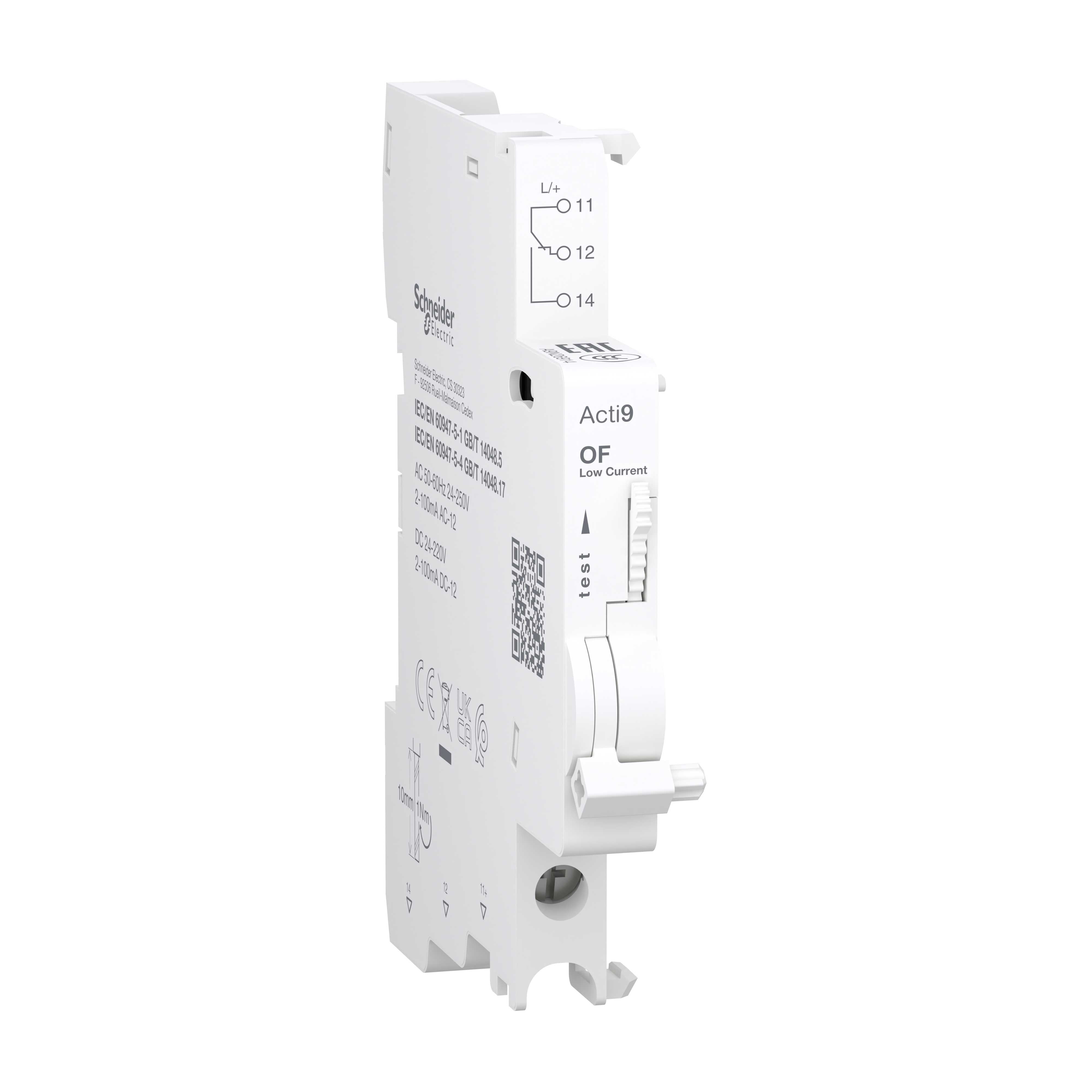 Schneider Electric - C60 C120 OF bas niveau 1OC 2to100mA AC-DC