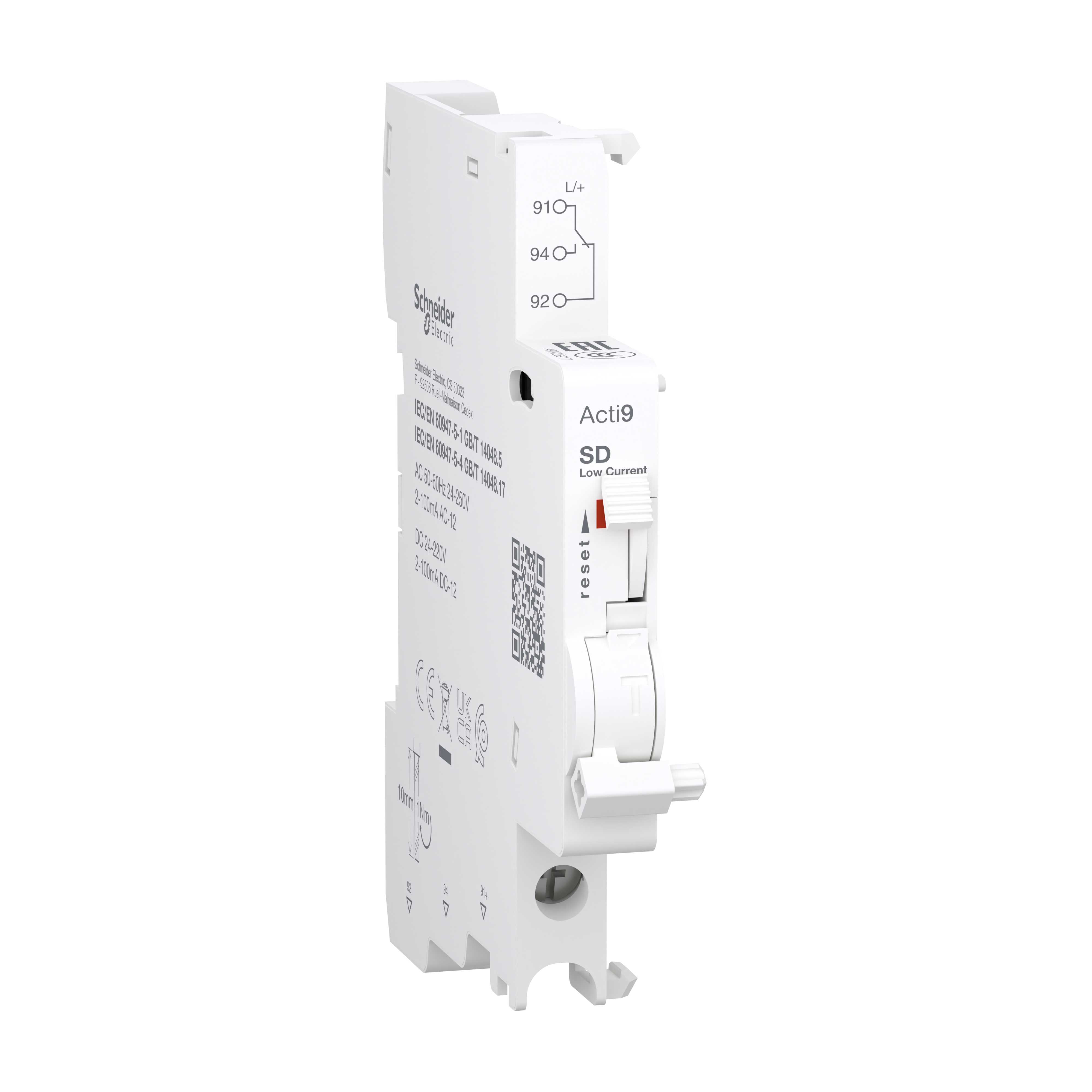 Schneider Electric - C60 C120 SD bas niveau 1OC 2to100mA AC-DC