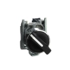 Schneider Electric - Harmony XB4 - bouton tournant à manette - Ø22 - 2 pos à rap. - noir - 1F - vis