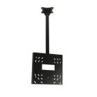 Erard - Support plafond ecran potence hauteur 7 à 90 cm Silver, inclinable / orientable
