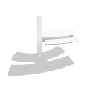 Erard - LUX-UP tablette porte périphérique - poids maximum supporté de 5 kg