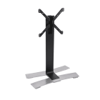 Erard - WIIL - 1050L Noir colonne TV mobile, gestion des câbles incluse