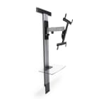 Erard - EXO STAND 400 Support mural alu inclinable & orientable, 1 bras, col cache câble