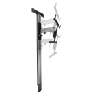 Erard - EXO STAND PRO Support mural alu inclinable & orientable, 1 bras, col cache câble