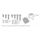 Erard - Kit de visserie ADAPT + pour écrans incurvés et à dos irréguliers