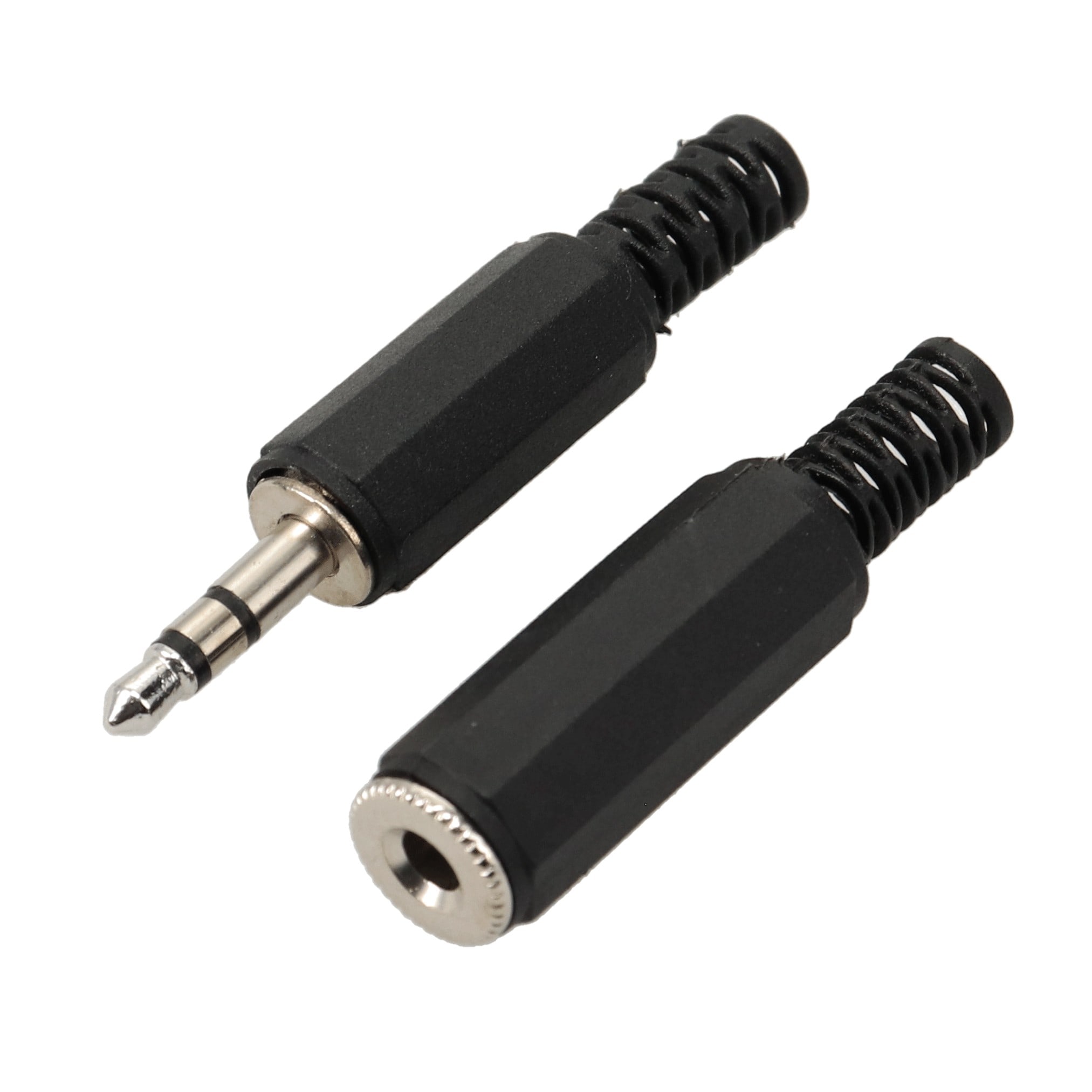 Erard - 1 Fiche Jack 3.5mm Mâle + 1 Prise Jack 3.5mm Fem - A souder