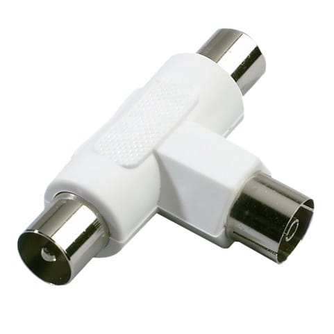 Erard - Adaptateur 2 x TV 9.52 mm M / TV 9.52 mm F - nickel