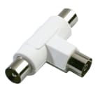 Erard - Adaptateur 2 x TV 9.52 mm M / TV 9.52 mm F - nickel