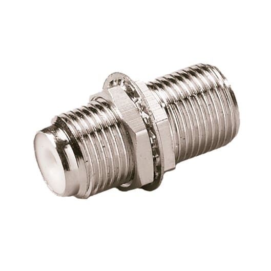 Erard - Adaptateur F fem / fem - Connecteurs plaqués nickel