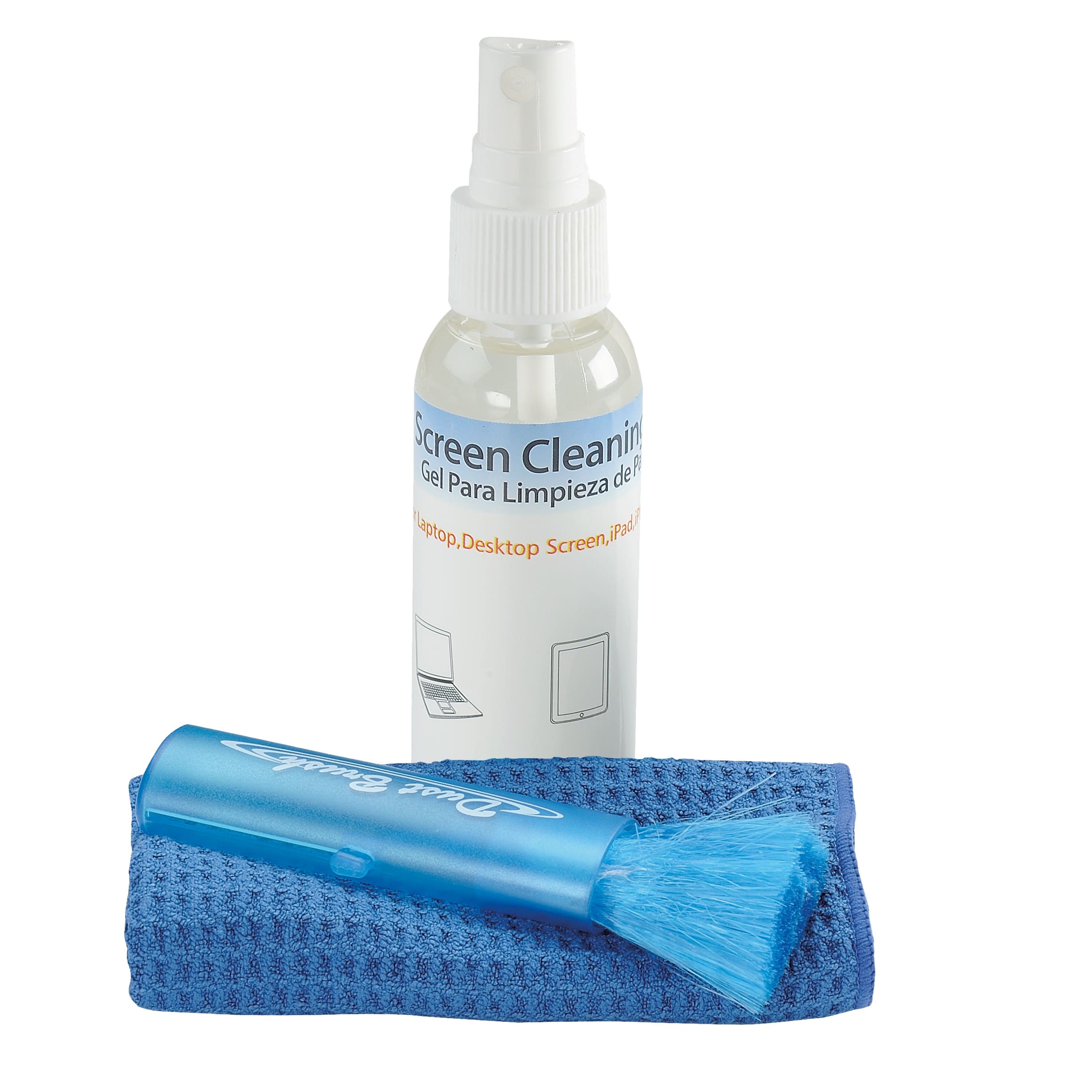 Erard - Kit de nettoyage pour écrans et claviers (pinceau + feutrine + spray 60ml)