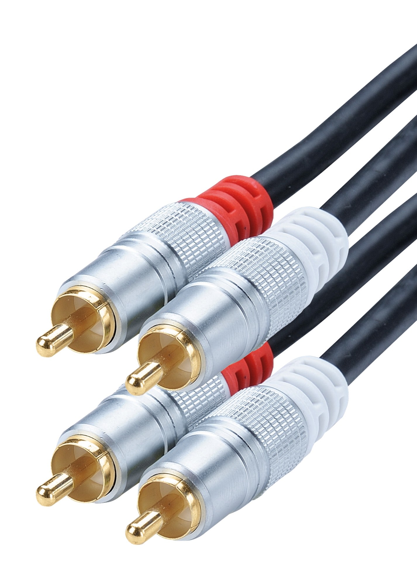 Erard - Cordon 2 RCA - 1m50 M/M - prises métal - OR
