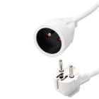 Erard - Rallonge électrique 5m (2 P+T) M/F - 3 x 1.5mm² -16A - 3680W - blanche