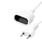 Erard - Rallonge électrique 5m (2 P) M/F - 2 x 0.75mm² - 6A - 1380W - blanche