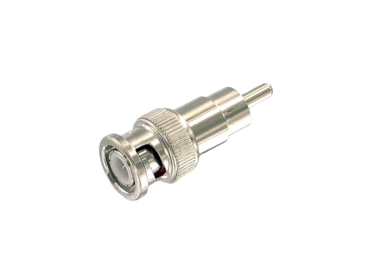 Erard - Adaptateur vidéo BNC Mâle / 1 RCA Mâle - connect nickel