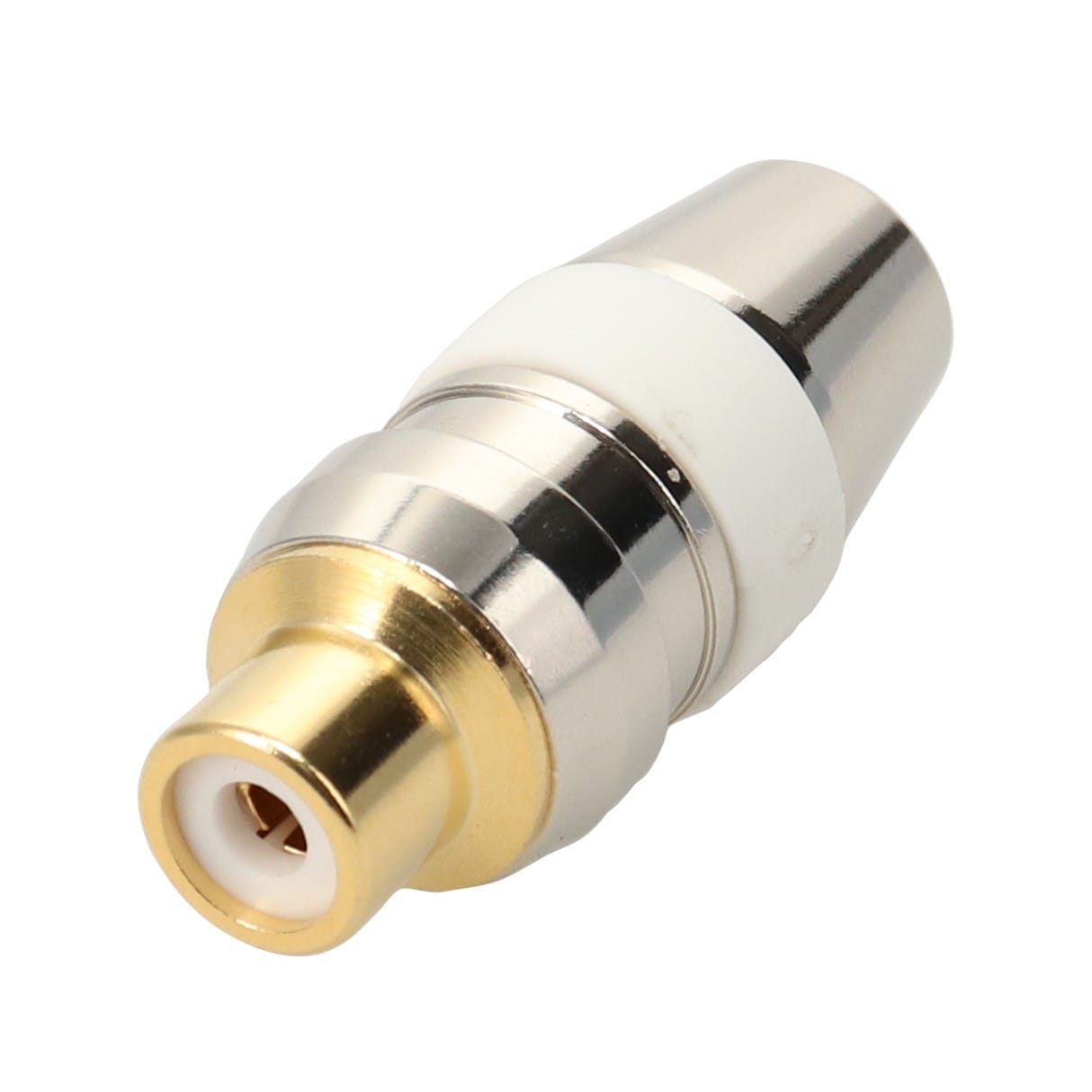 Erard - Connecteur RCA nickel Femelle à souder D 6 jaune