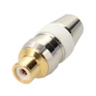 Erard - Connecteur RCA nickel Femelle à souder D 6 rouge