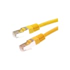 Erard - Cordon RJ45 M/M - Cat. 6 - F/UTP - 250MHz- jaune - 2m