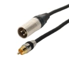 Erard - Cordon XLR 3 broches M / 1 RCA M - connecteurs NEUTRIK - 1m