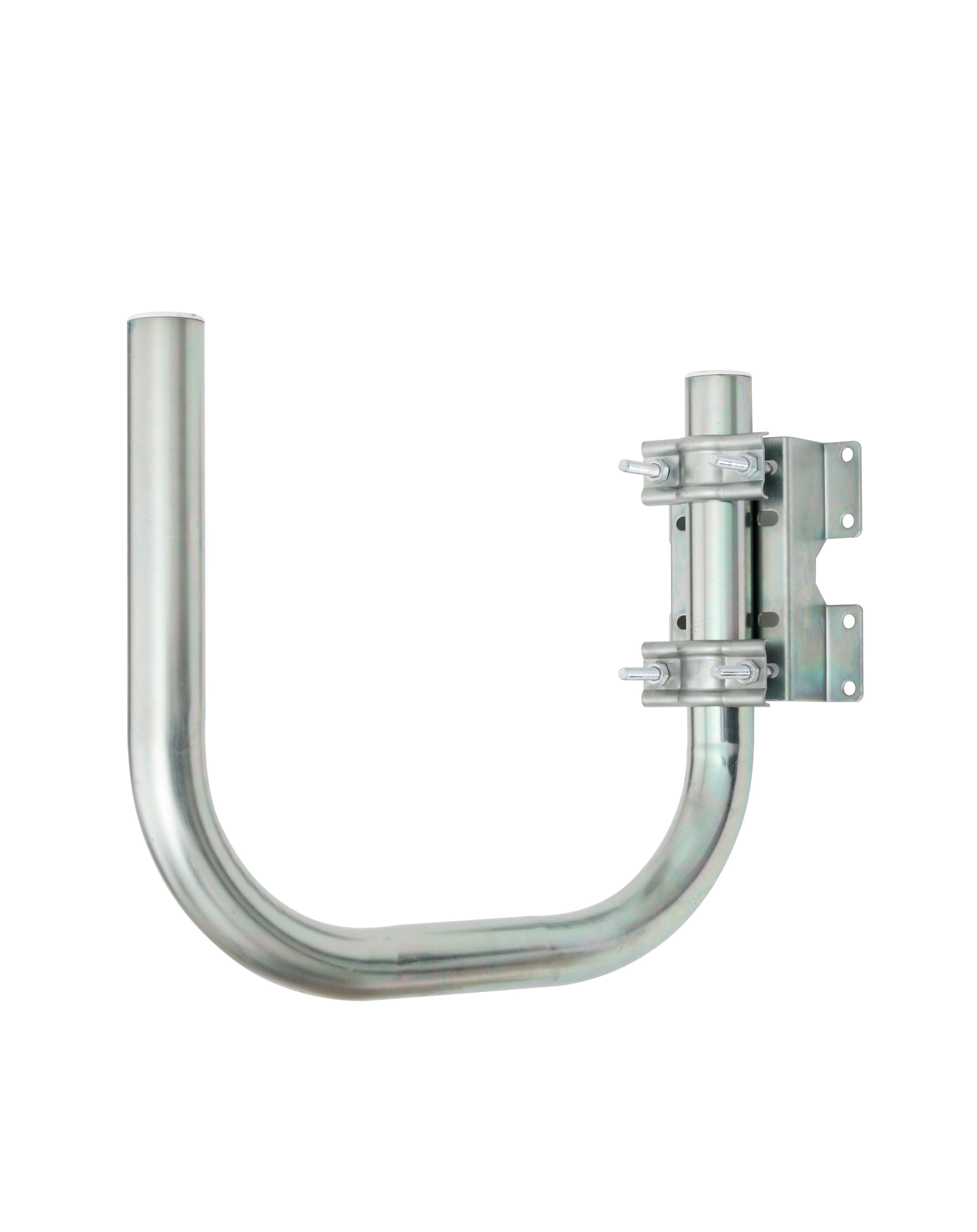 Erard - Kit de fixation en "U", tube Ø40 mm, déport 40cm, haut 36cm, kit fix - Zinc bleu