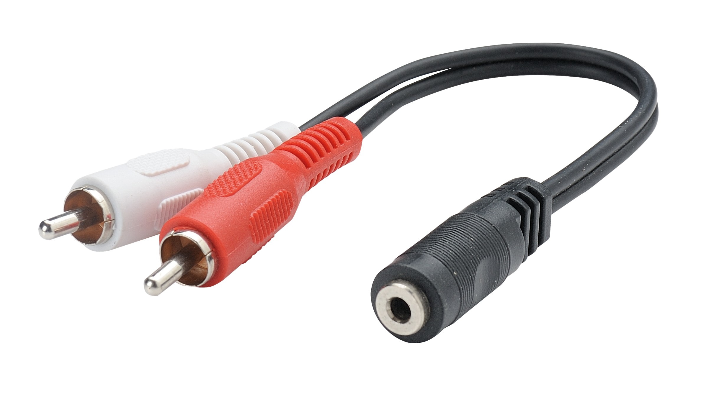 Erard - Adaptateur 20cm -  2 RCA Mâle/ Jack 3.5mm Fem