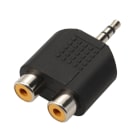 Erard - Adaptateur Jack 3.5mm Mâle / 2 x 1 RCA Fem