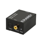 Erard - Convertisseur Toslink F et 1 RCA F vers 2 RCA F - plug & play