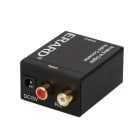 Erard - Convertisseur 2 RCA F vers Toslink F et 1 RCA F - plug & play