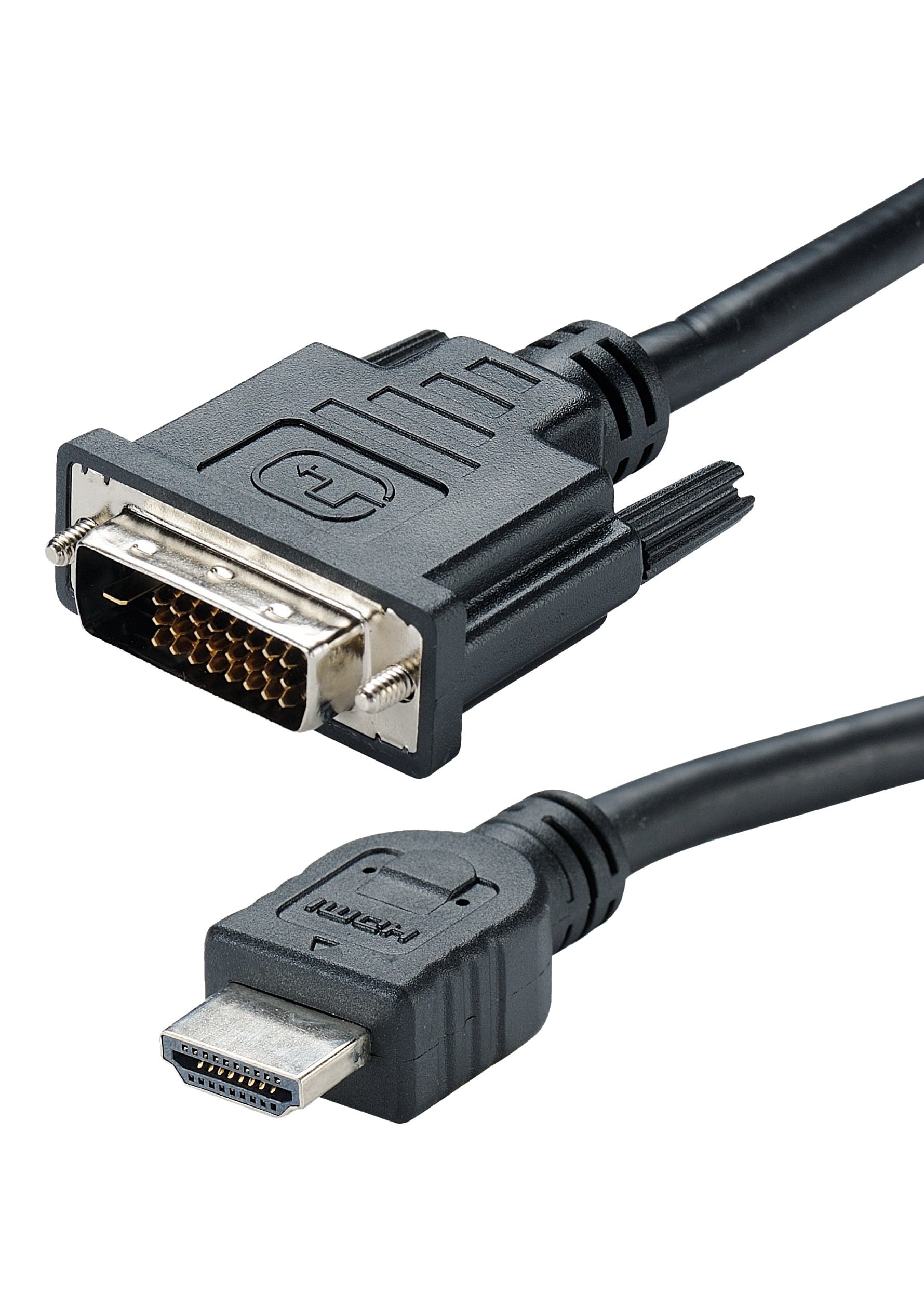 Erard - Cordon - 1m20 DVI-D Mâle/ HDMI A M - Full HD 1080p - bidirectionnel - nickel