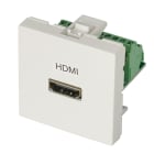 Erard - Plastron 2 modules - 45x45 mm - HDMI F/20 borniers à vis - Full HD - LEGRAND
