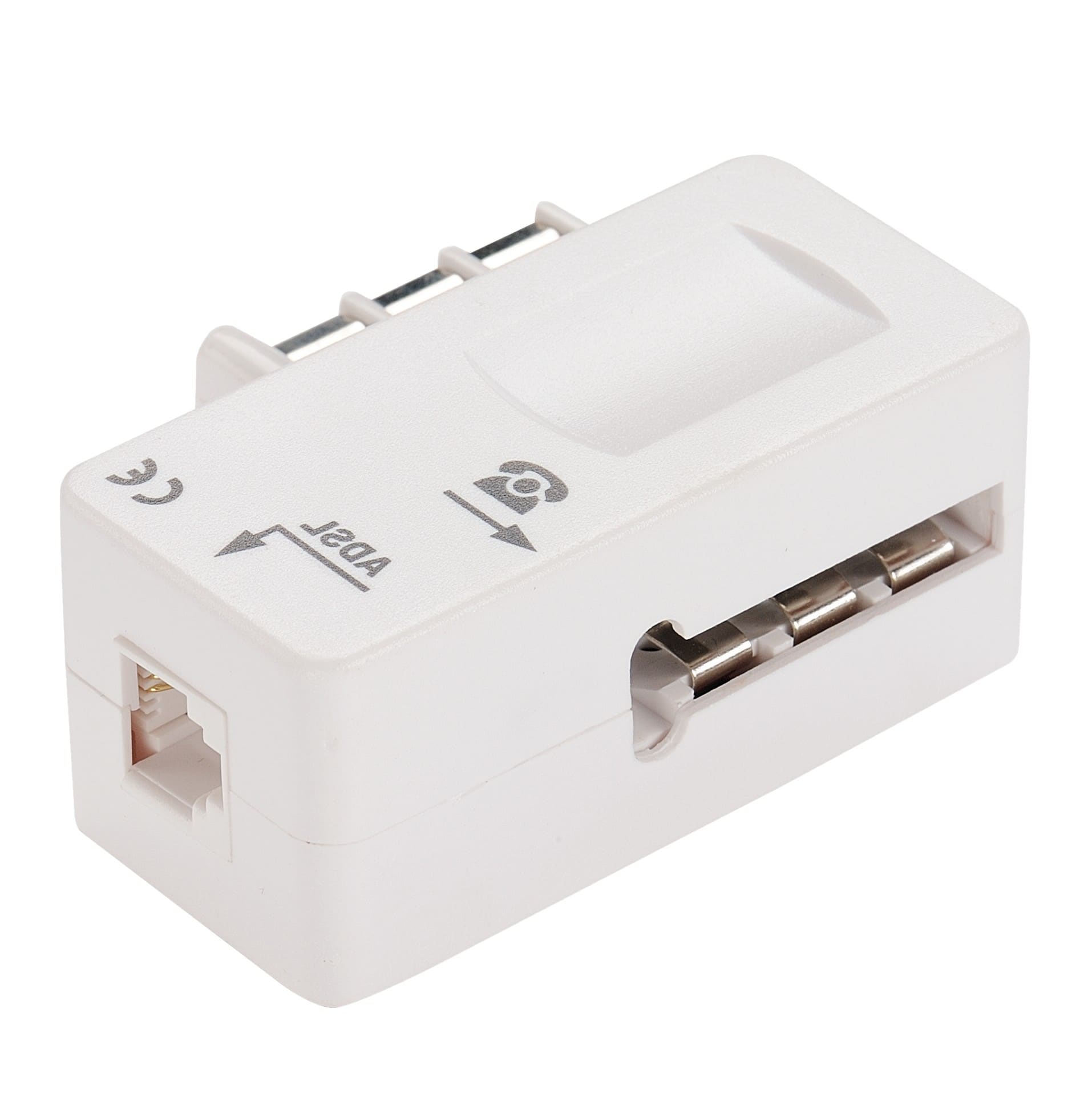 Erard - Filtre ADSL prise T M / prise T F + RJ11 F