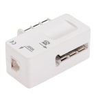 Erard - Filtre ADSL prise T M / prise T F + RJ11 F