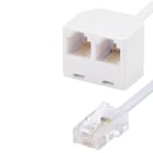 Erard - Adaptateur - 0m10 - 2 x RJ11 F / RJ45 M - pour doubler une ligne téléphonique