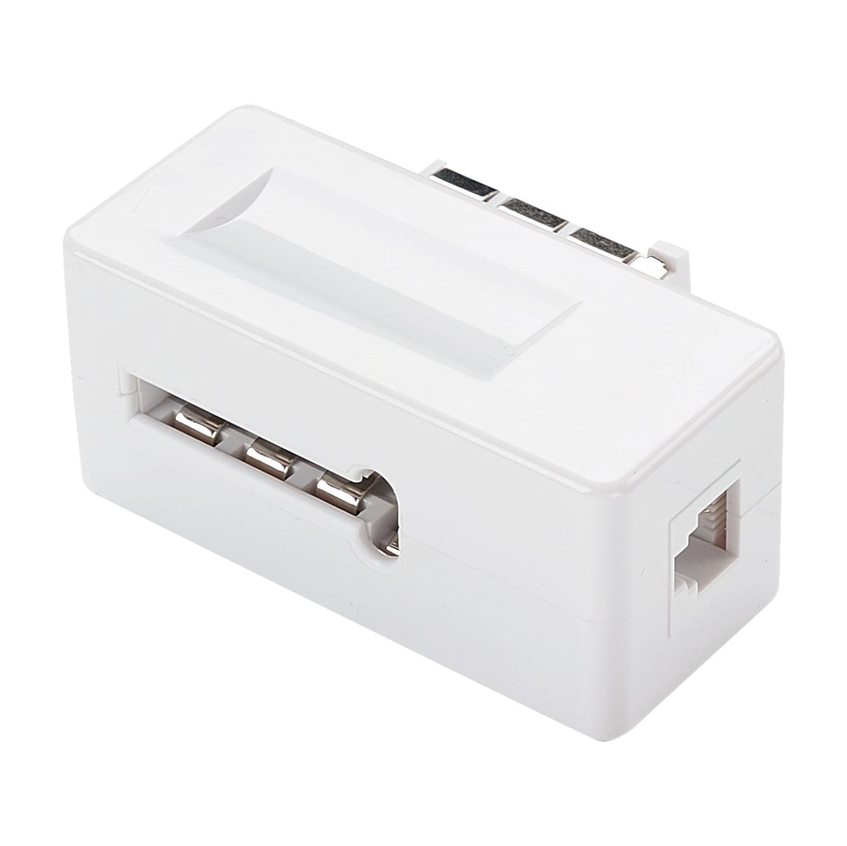 Erard - Adaptateur T mâle / T femelle gigogne + RJ11 femelle