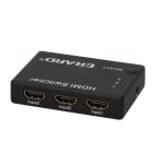 Erard - Sélecteur HDMI 3 vers 1 - Full HD 1080p - 7.2 Gbps - téléco fournie - plug&play