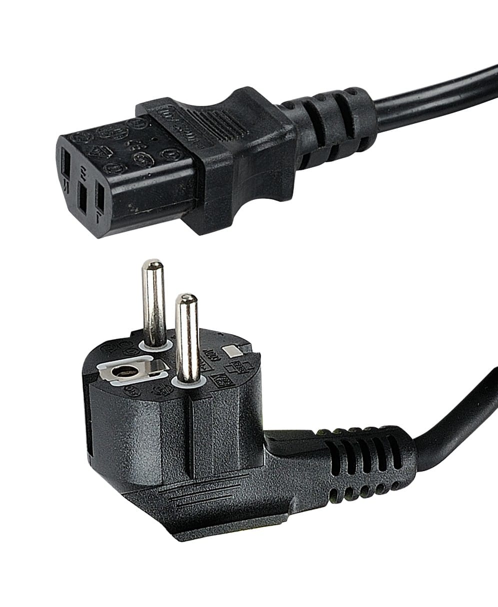 Erard - Cordon d'alimentation -2 P+T/ C13 F - 3 x 1 mm² 7,5m