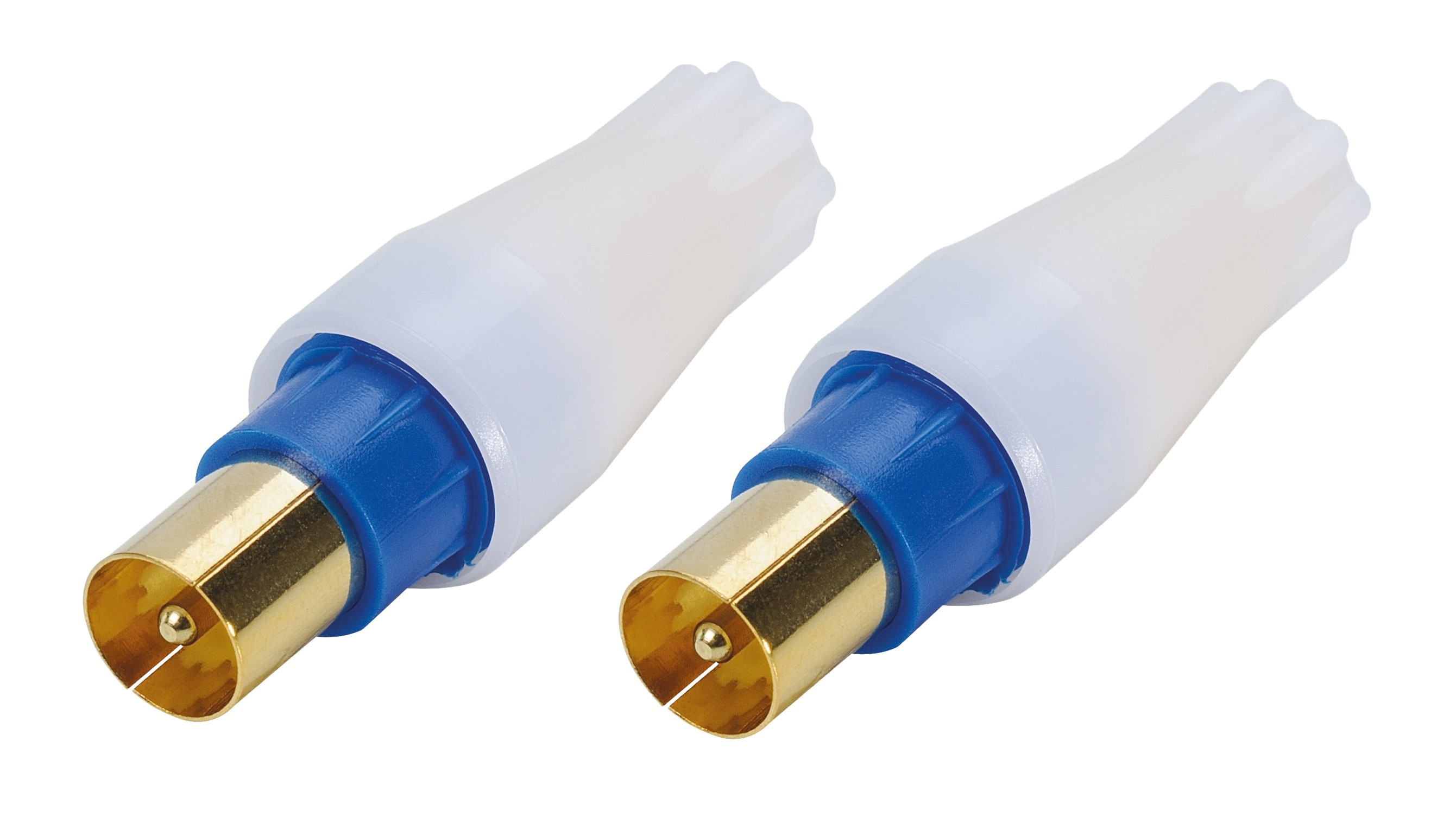 Erard - Kit 2 prises TV 9.52mm M - pour câbles 17 et 19 VATC - OR