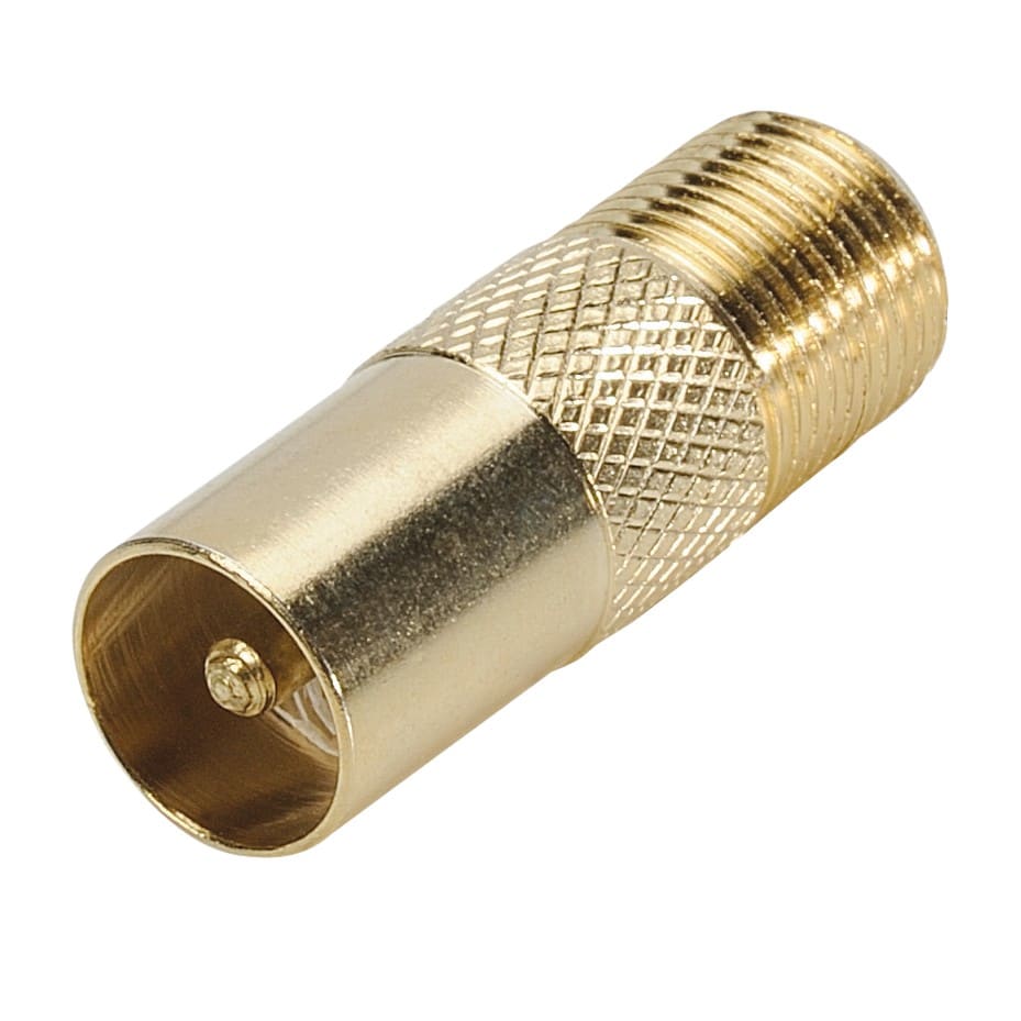 Erard - Adaptateur F femelle / TV 9.52 mm mâle - OR