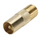 Erard - Adaptateur F femelle / TV 9.52 mm mâle - OR