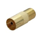 Erard - Adaptateur F femelle / TV 9.52 mm femelle - OR