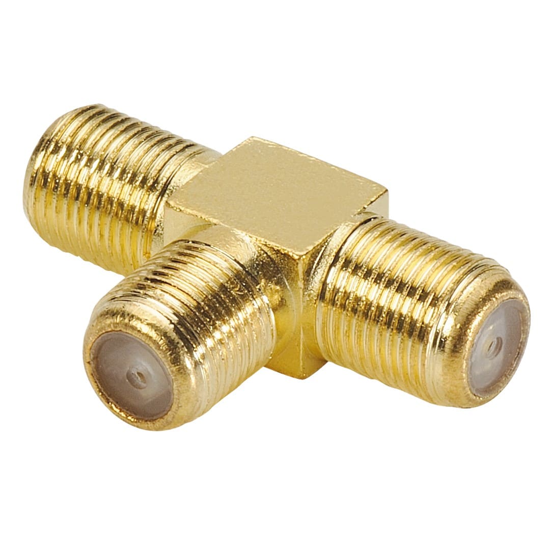 Erard - Adaptateur F en T Femelle - Connecteurs plaqués OR
