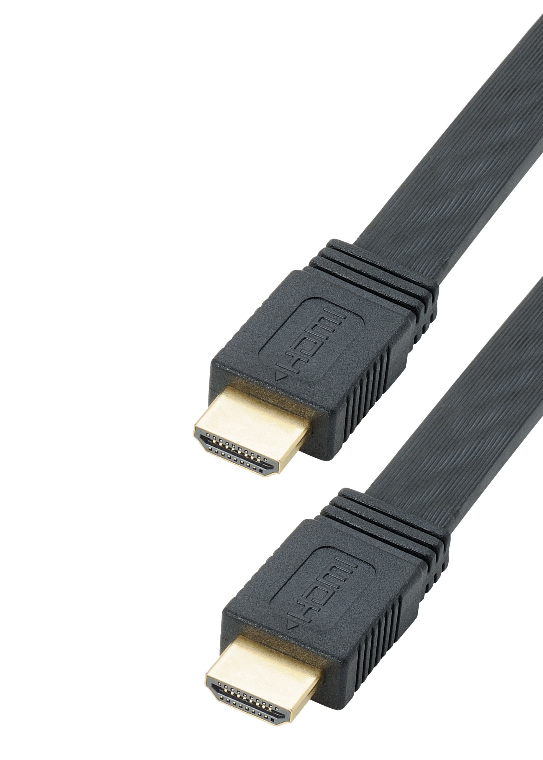 Erard - Cordon plat HDMI A M/M - 2m - 4K/60ips HDR 4:4:4 - 18 gbps - OR