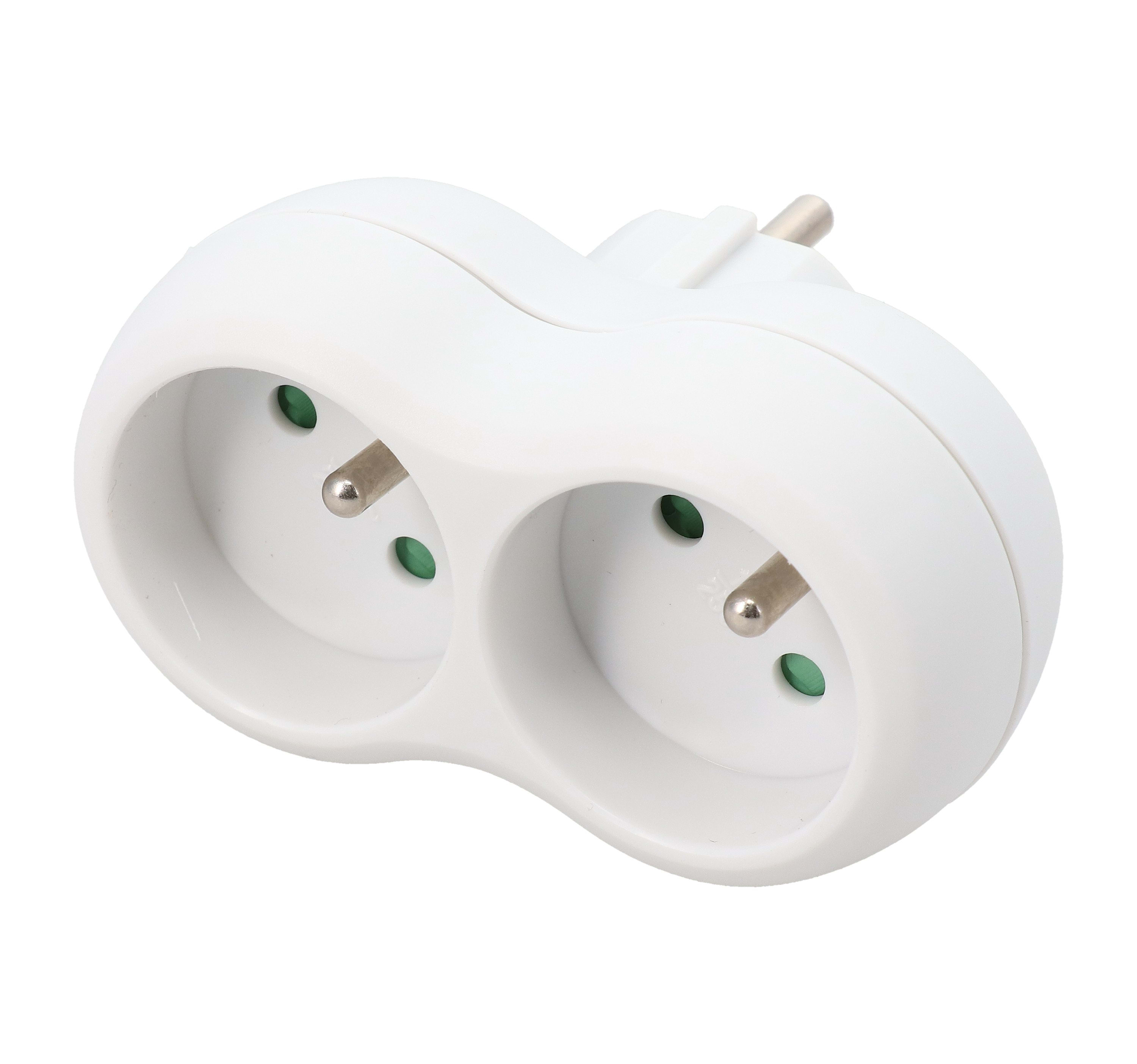 Erard - multiprises biplite (2 P + T) - 16A - 3680W - protection enfants