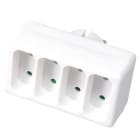 Erard - multiprises quadriplite (2 P) - 6A - 1380W - protection enfants