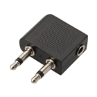 Erard - Adaptateur 2 x Jack 3.5mm mono M / Jack 3.5mm stéréo F