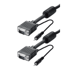 Erard - Cordon VGA+Jack - 3m M/M - filtré - PERFORM - Full HD 1080p - blindage renforcé