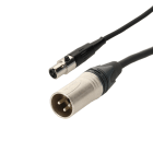 Erard - Cordon mini XLR 3 broches F / XLR 3 broches M - connecteurs NEUTRIK - 5m