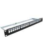 Erard - Panneau de brassage - aluminium - 24 RJ45 1U - vide