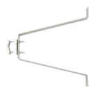 Erard - 1 Paire fixations murales pour mâts, déport 35 cm sans contreplaque - Zinc bleu