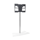 Erard - LUX-UP 1600XL pied TV Blanc, orientable de +/- 20°, gestion des câbles.